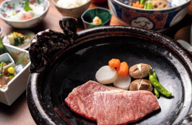Nonsmoking Japanesestyle room 8 tatami mats 2 meals included 5th grade Saga beef steak/Saga Saga