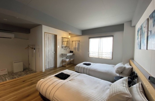 NonsmokingdeTOUR Superior Twin Room with unit /Fukuyama Hiroshima