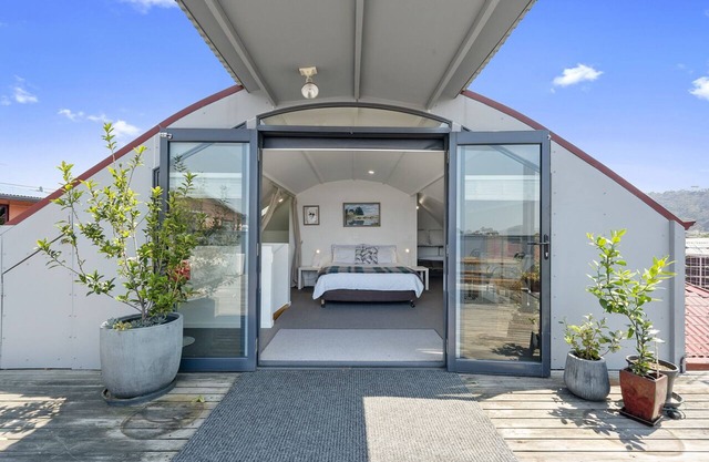 NORTH HOBART GEM. A large, modern house inside its Georgian frontage.