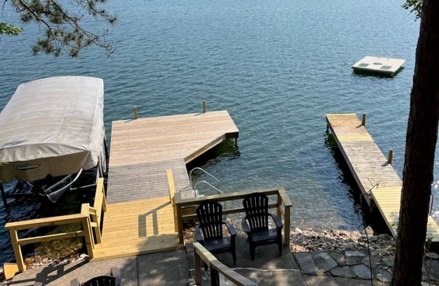 Northern Wisconsin Waterfront Cabin Lake Ellwood Spread Eagle WI