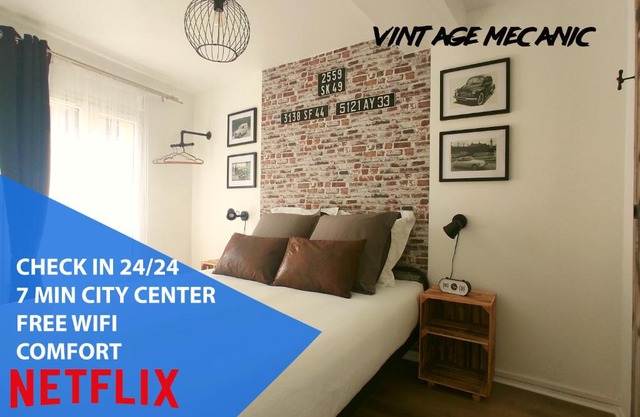 Nouveau* Vintage Mecanic* Wifi*Netflix*Confort