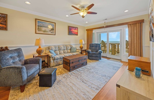 Oceanfront Condo with Private Sundeck, Resort Pool, Elevator, and Beach Access