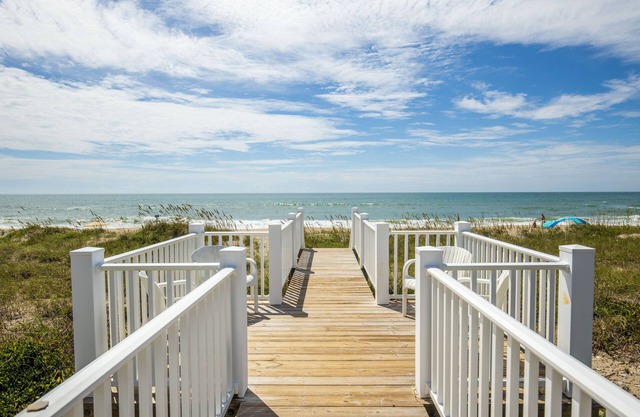 Oceanfront duplex with beautiful sunset views