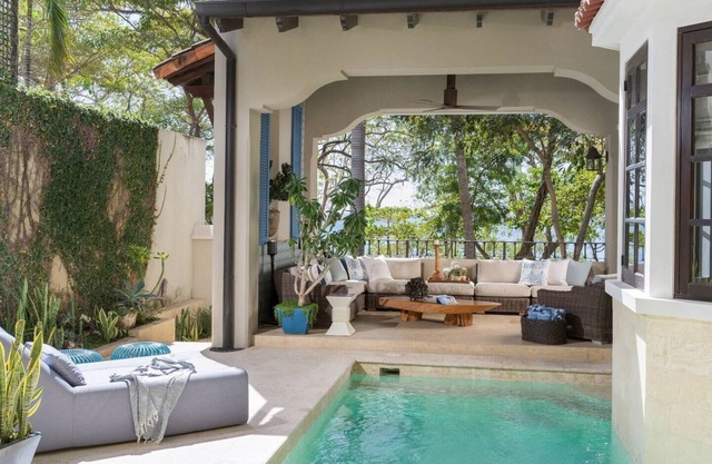 Oceanfront Retreat with Private Pool in Las Catalinas Beach Town