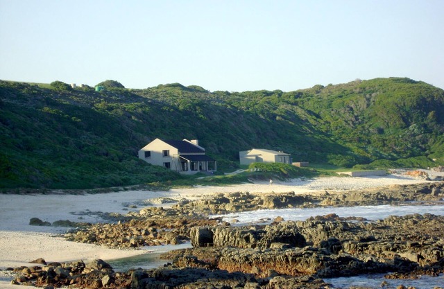 On the beach away from the crowds