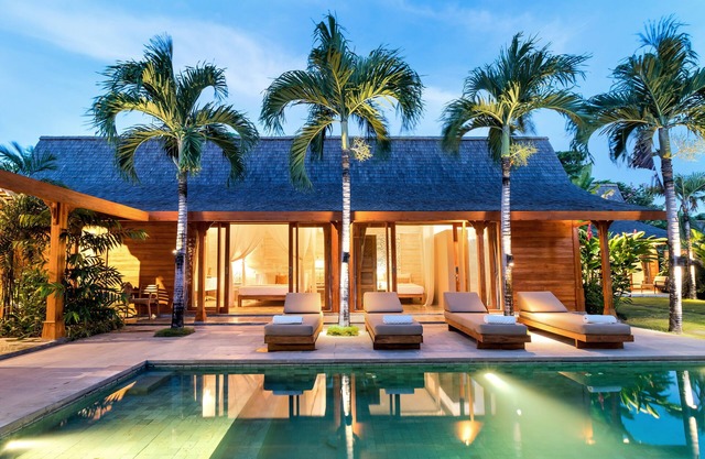 Peaceful 4 Bedrooms Private Pool Villas Rice Field View