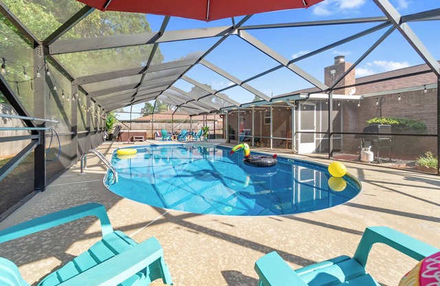 Pensacola Poolside Family Retreat w/Hot Tub & Game Room