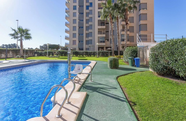 Penthouse 10th floor Residencial "Puerto Marino" near Port with Spectacular Sea View & Pool