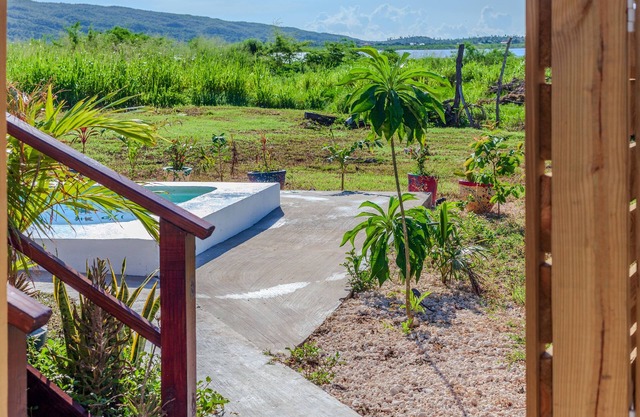 Private Cabin with a Pool