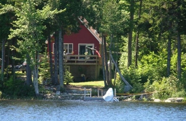 Private Lakefront Retreat on Junior Lake in Lakeville, Maine