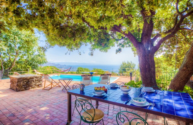 Private pool, amazing sea view