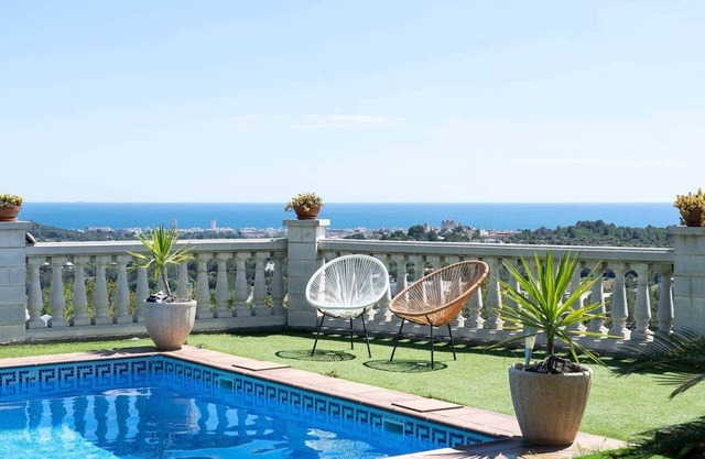 Private Pool Sea Views Bellvei Villa Barcelona