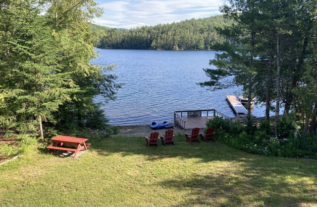 Private Sandy Beach with 125 feet of lake frontage