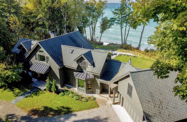 Private Waterfront Home on Lake Michigan