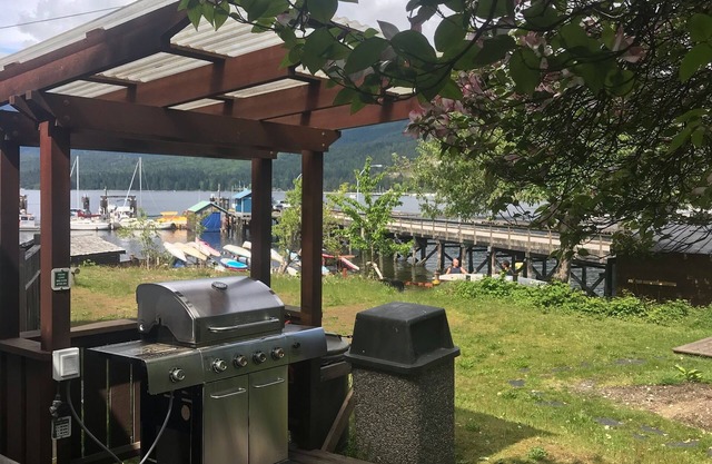 Raven Cabin on waterfront property of Porpoise Bay with beach access.
