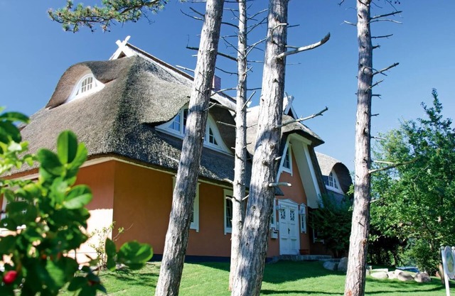 Reetgedecktes Landhaus in Strandnähe