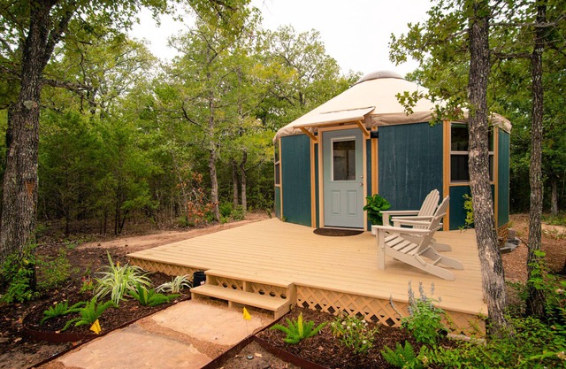 Relax in your own secluded Yurt Cabin nestled into a 200+ acre Property!