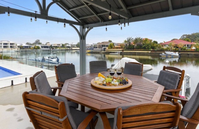 Relax Poolside by the Canal