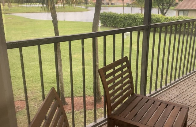 Relaxing view to the Golf course.