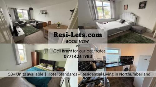Resi-Lets Large 3-bed 1st floor apartment, Blyth, Northumberland
