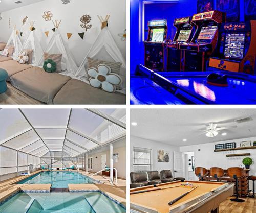 Reunion - Sleeps 26 hot tub 10 br 8 ba 6 mile beach
