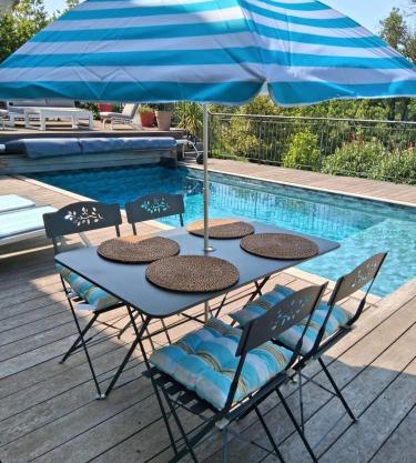 Rez de Jardin d'une Bastide VILLA LA GARDI avec Piscine privée