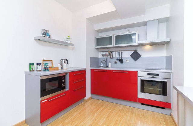 Romantic getaway with equipped kitchen.