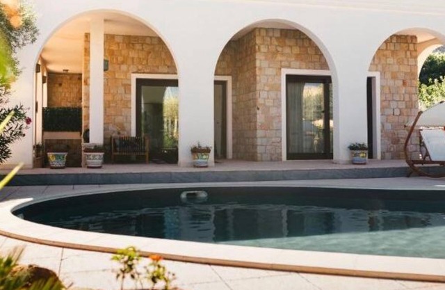 Room with private bathroom and patio