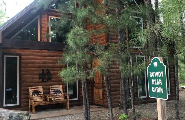 Rowdy Bear Cabin-Fort Play Set-Fishing Pond-Foosball-XBox-Gas Grill-Hottub