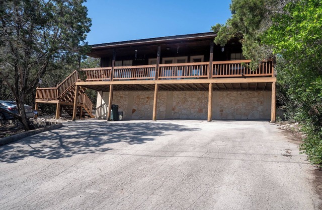 Rustic two bedroom home nestled on Cedar Ridge Lane.