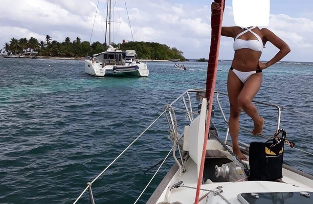 Sailing cruises islands of Guadeloupe departure Marie Galante 4 guests with skipper