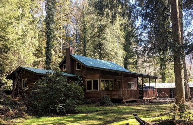 Salmon River Waterfront Cabin w/Hot Tub! Dog Friendly!