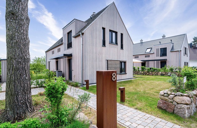 SandDorn 1 with sunny terrace, sauna, fireplace and meadow view