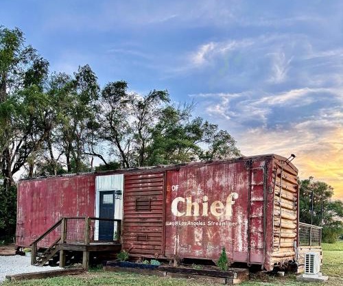 Santa Fe Boxcar #2 Renovated Train Car in the Country