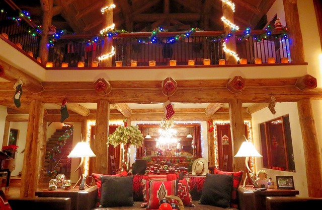 Santa Fe Ranch at Christmas