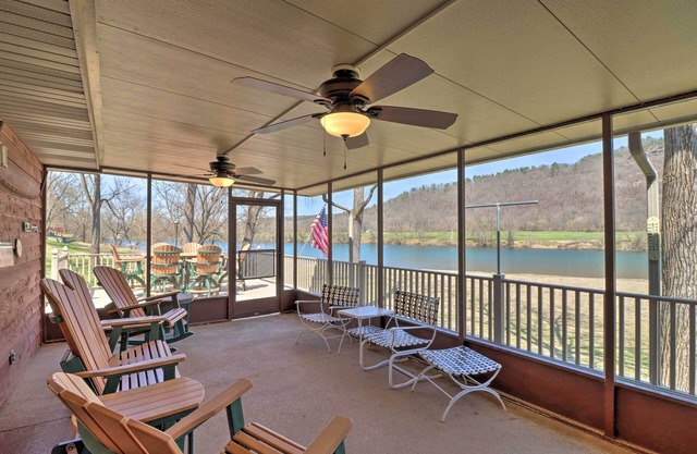 Scenic Riverview Getaway w/Screened Porch!