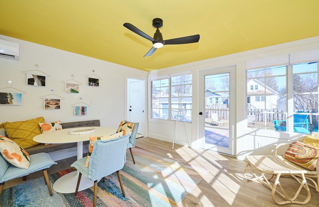 Scott McGillvary's Beachside Abode across from Stunning Bay Beach. New HOT TUB!