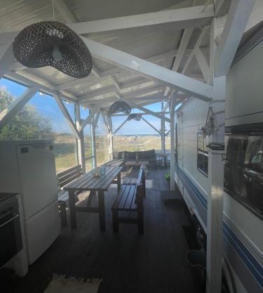 Sea Caravan/Camper on the Beach