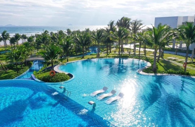 Sea view at The Arena Cam Ranh resort, Bai Dai beach, near airport Nha Trang, Khanh Hoa