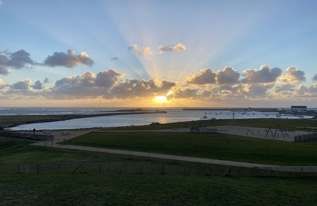 SEA VIEW DUPLEX with balcony and heated swimming pool