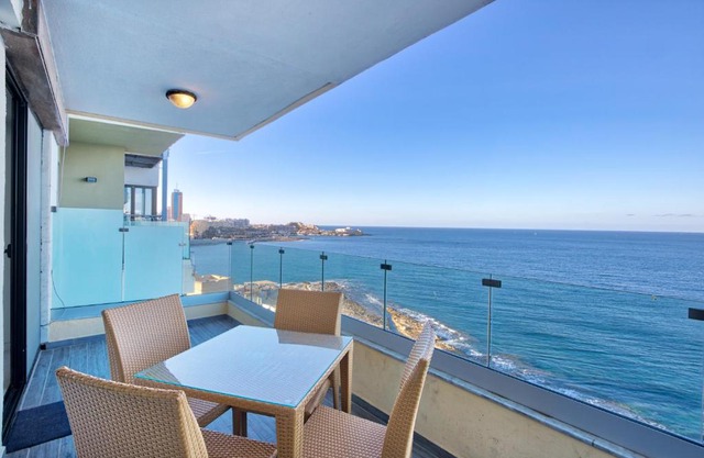 Seafront Sliema Apartment with Balcony & Sea Views by JL