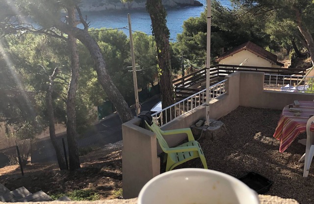 Seaside house with pebble beach and small harbour 2 minutes away