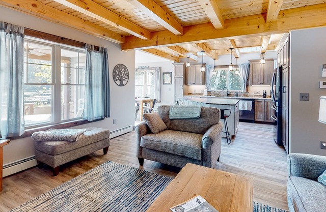 Secluded, lake-view home with dock, canoe, kayaks, and washer/dryer