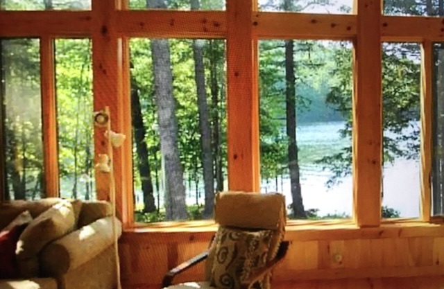Secluded waterfront cabin in Porter Maine