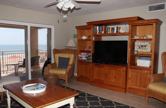 Second floor three bedroom three bath direct oceanfront
