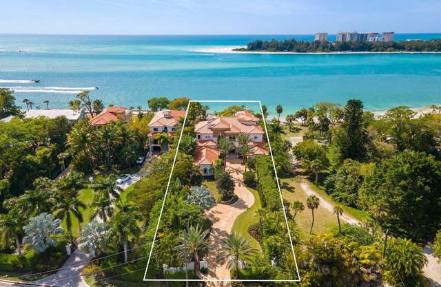 Siesta Key Oceanfront Palace with Private Beach