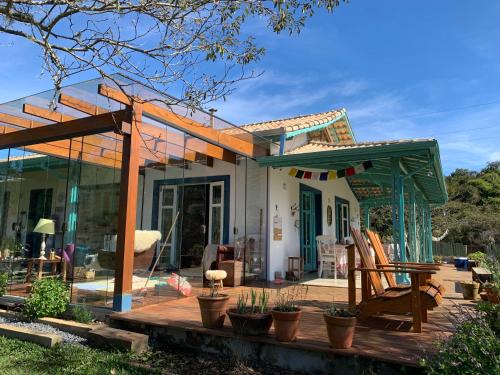 Sitio Ahimsa Cunha SP - Casa Familia na Montanha - Refúgio na natureza com rio, trilhas e passeios a cavalo - Vizinhos do parque estadual da serra do mar - Acesso pela estrada que conecta Parati-RJ e Cunha-SP