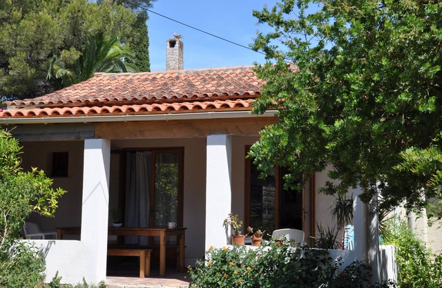Small independent house in property.