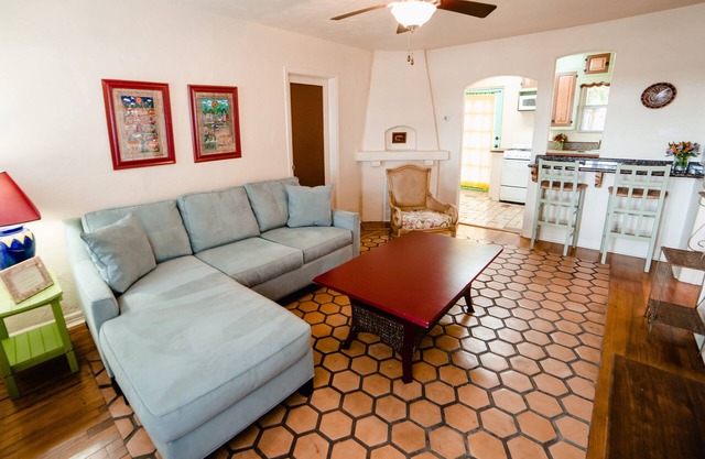 Spacious 2BR Historic Retreat - Poolside Unit in Port Isabel near South Padre