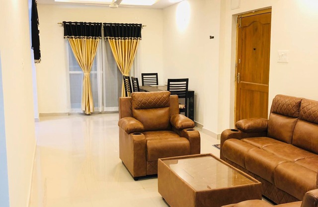 Spacious 3-bedroom apartment with WiFi, AC in delightful Hyderabad by GRV Group.